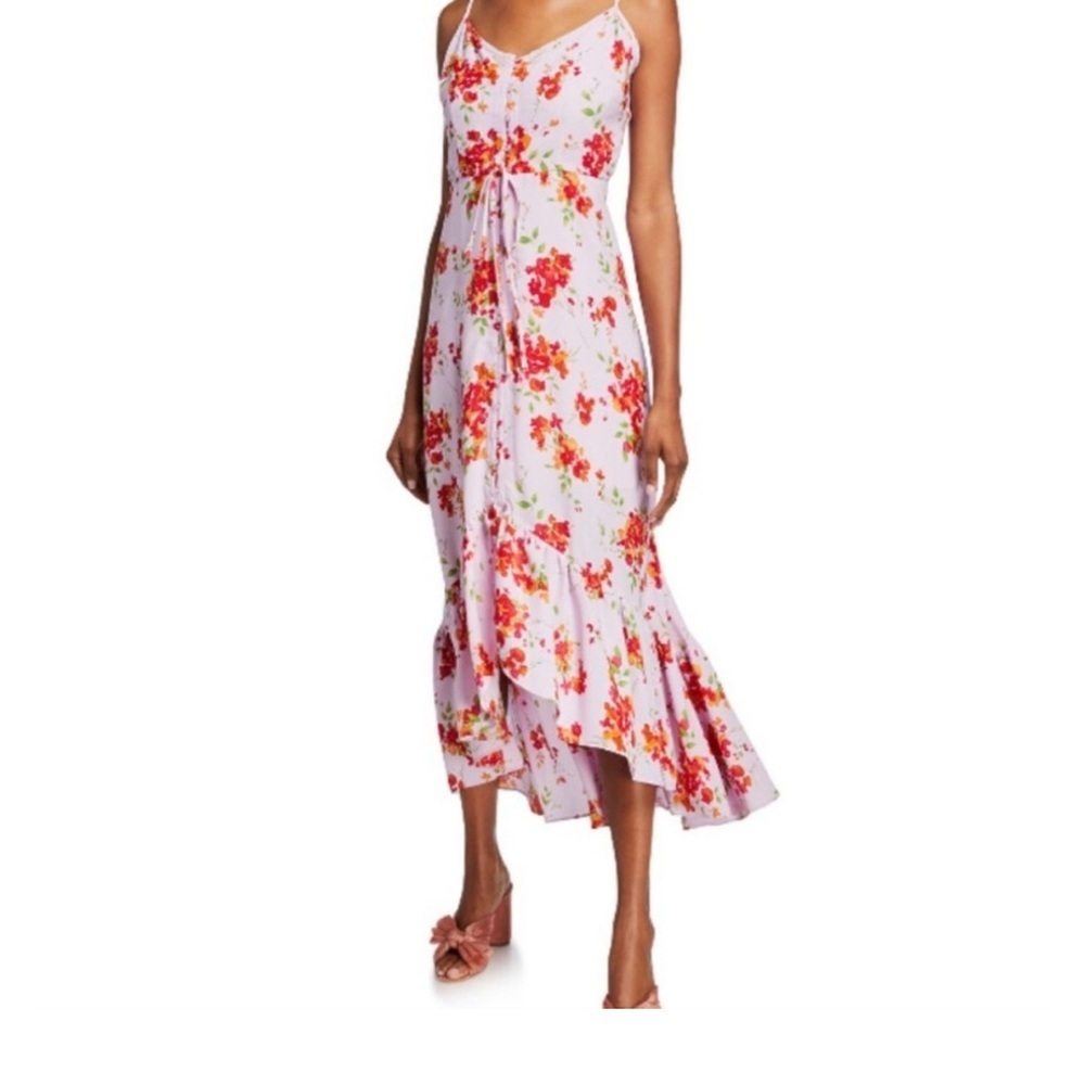 Nanette Lepore "Oh So Pretty" Floral High-Low Maxi Dress 2
